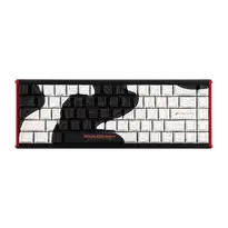 Ajazz ALUX68 PLUS – ABS RGB Işıklı Mekanik Klavye - Manyetik Rice Switch - Beyaz