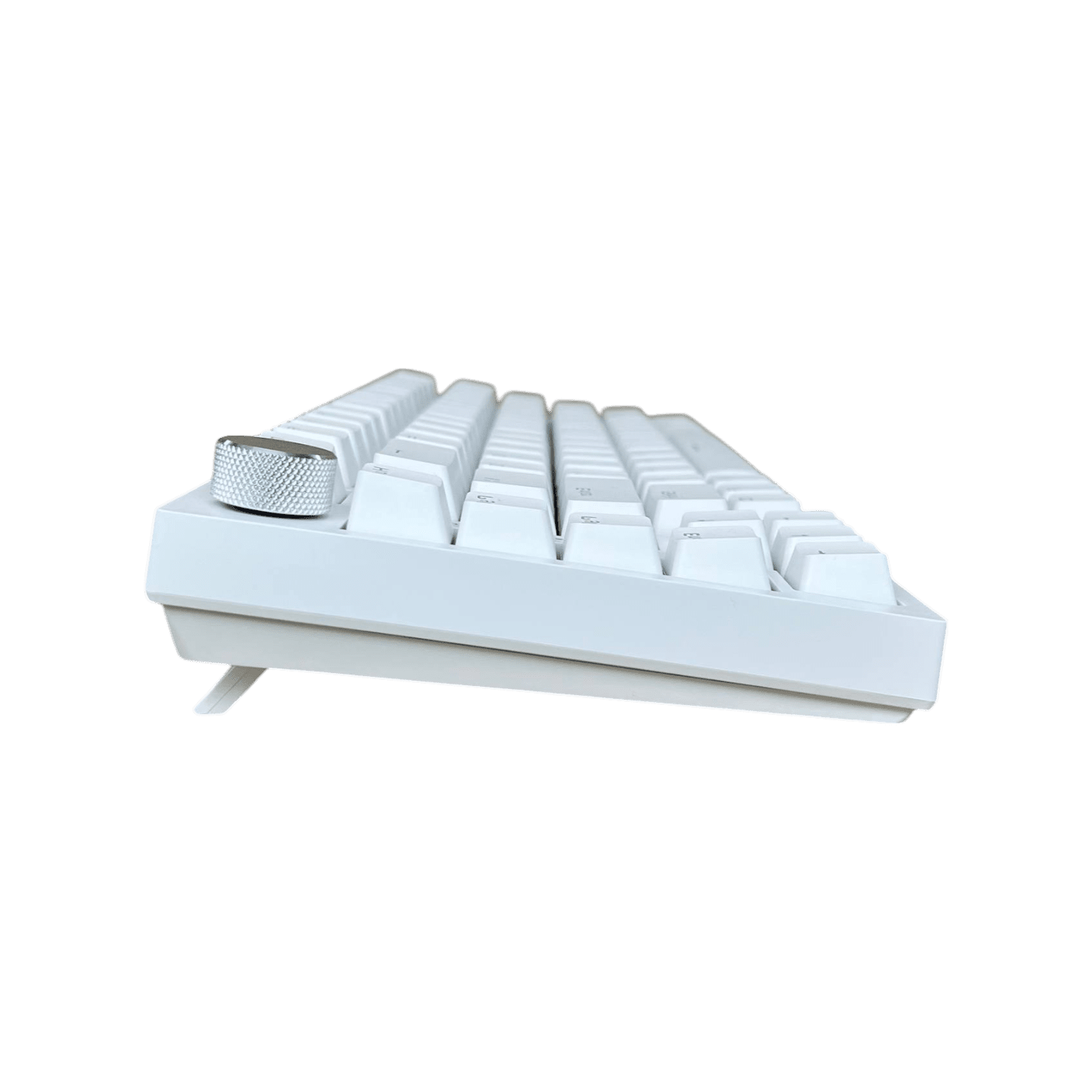 Ajazz AK820 – Buz Mavisi Işıklı Mekanik Klavye - Clicky Switch - Beyaz