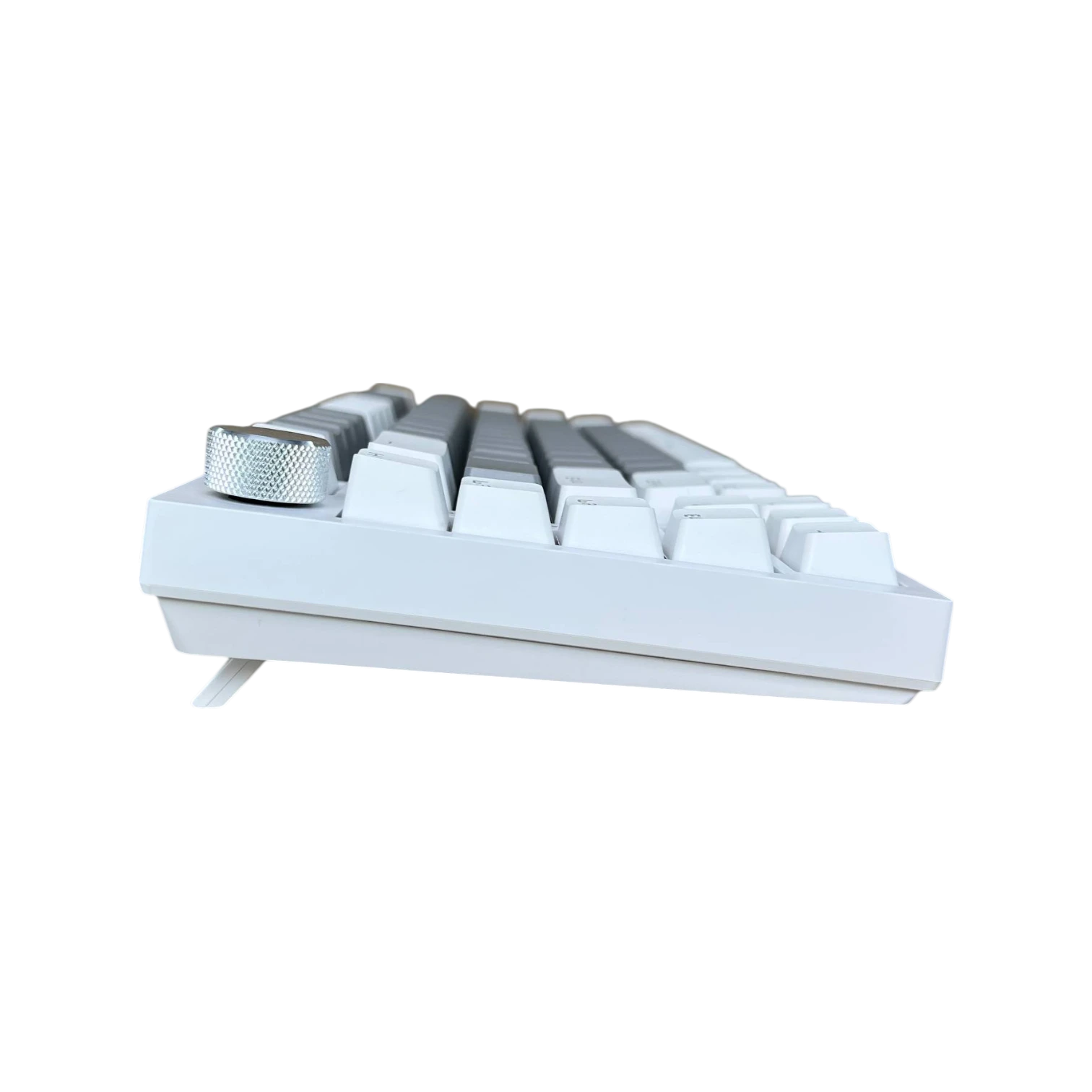 Ajazz AK820 Class HP Switch - Beyaz Işıklı Mekanik Klavye -  Beyaz-Gri