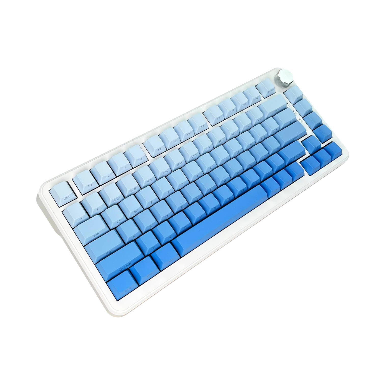 Ajazz AK820 MAX – RGB Işıklı Gradyan Mavi Klavye  - Sea Salt Switch