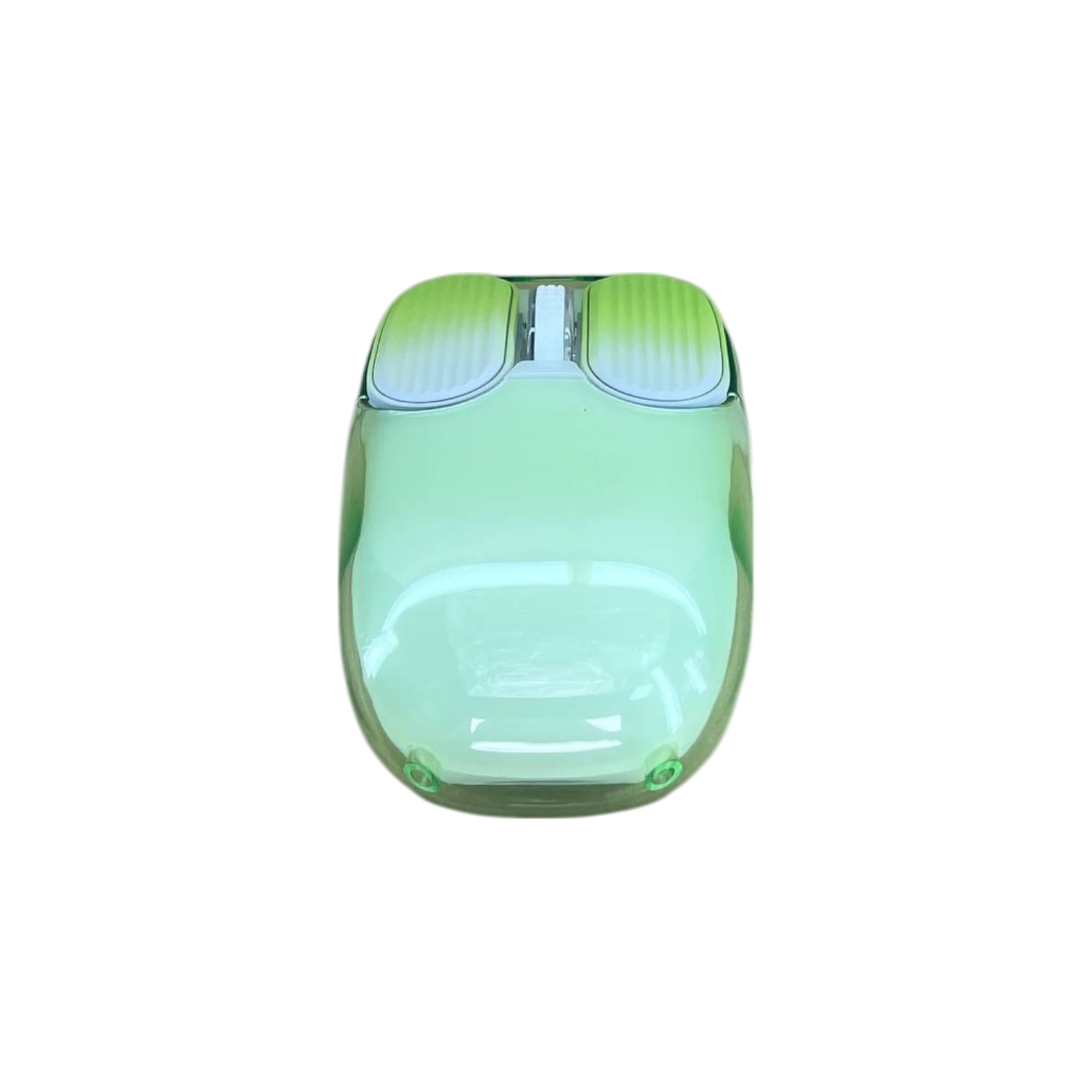 Ajazz I069 – Şeffaf RGB Işıklı Mouse - Yeşil