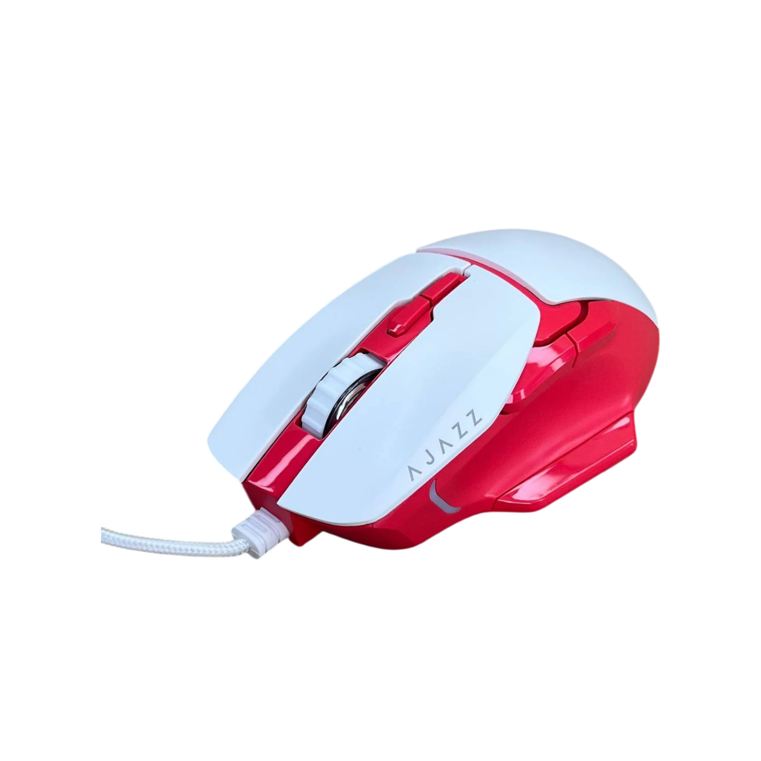 Ajazz AJ039 USB Kablolu Optik Fare Ajazz Gift Switch -Kırmızı Beyaz