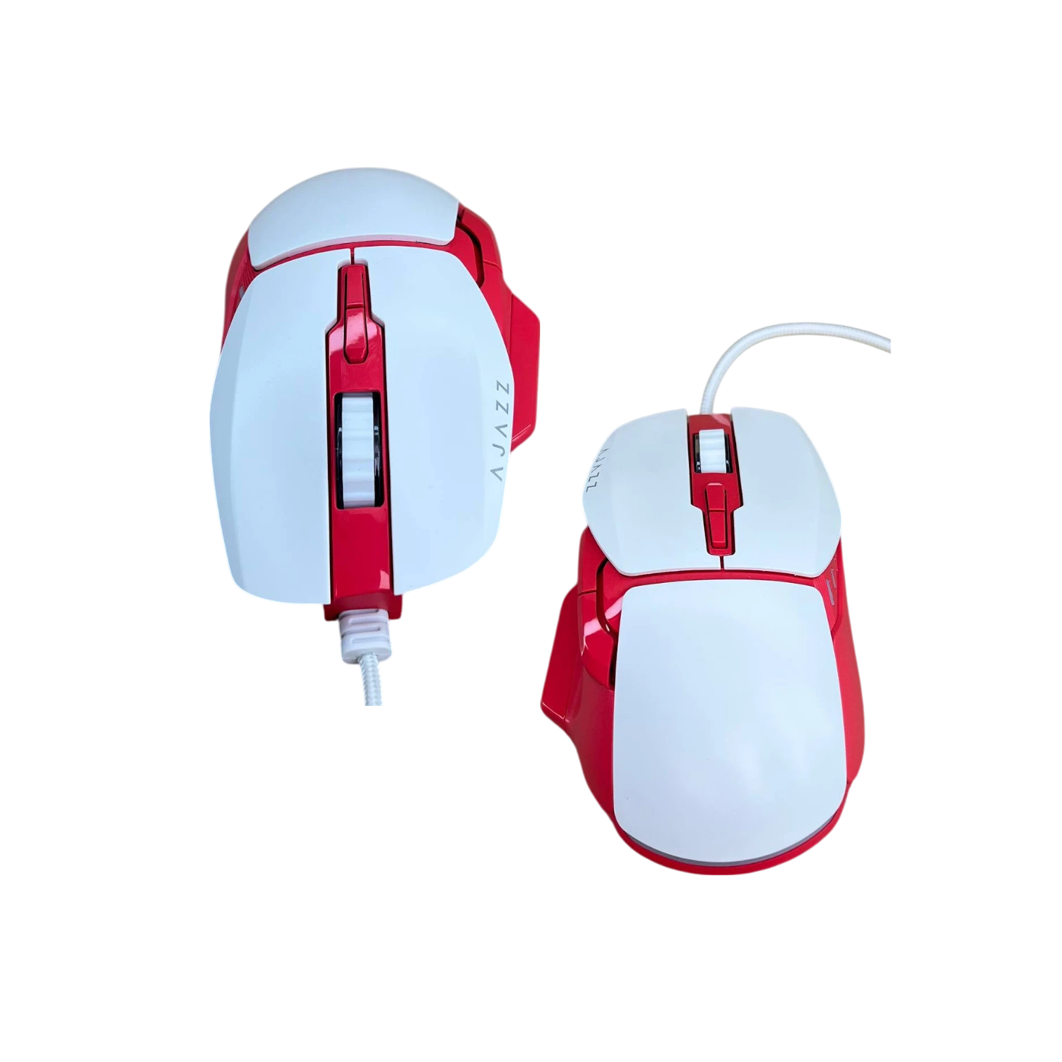 Ajazz AJ039 USB Kablolu Optik Fare Ajazz Gift Switch -Kırmızı Beyaz