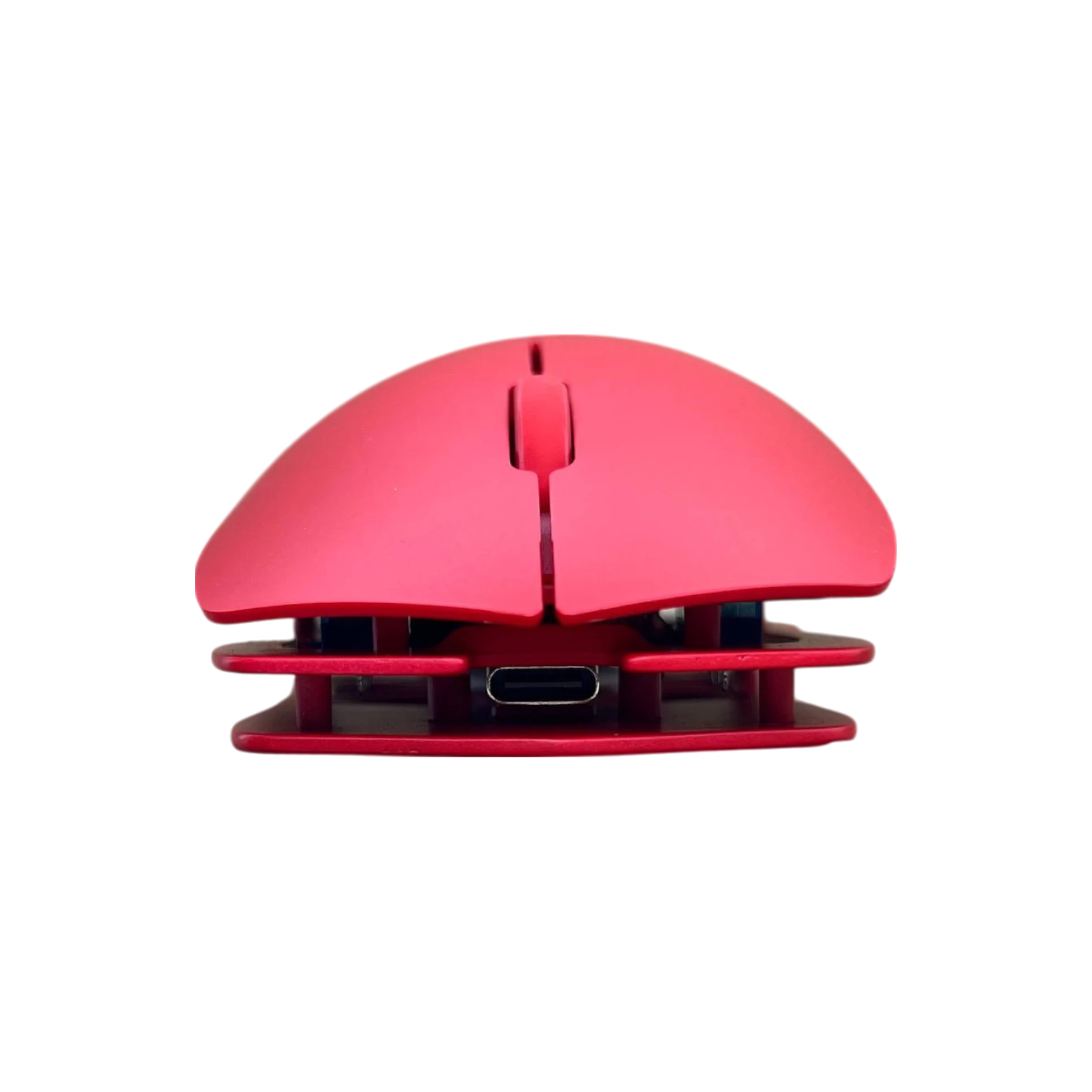 Ajazz M259  Üç Modlu Mouse Huanuo Mavi/Pembe Noktalı Switch - Kırmızı