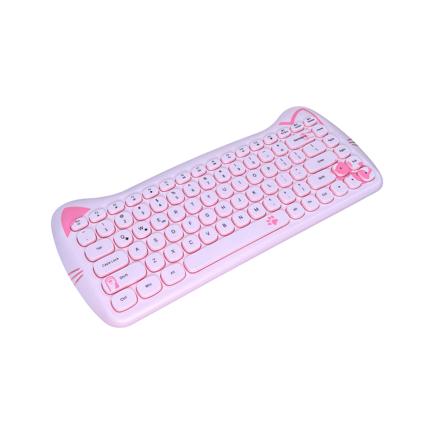 Ajazz 3060I 84 Tuşlu Mekanik Klavye -  Linear Switch - Pembe