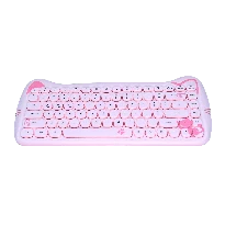 Ajazz 3060I 84 Tuşlu Mekanik Klavye -  Linear Switch - Pembe