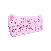 Ajazz 3060I 84 Tuşlu Mekanik Klavye -  Linear Switch - Pembe
