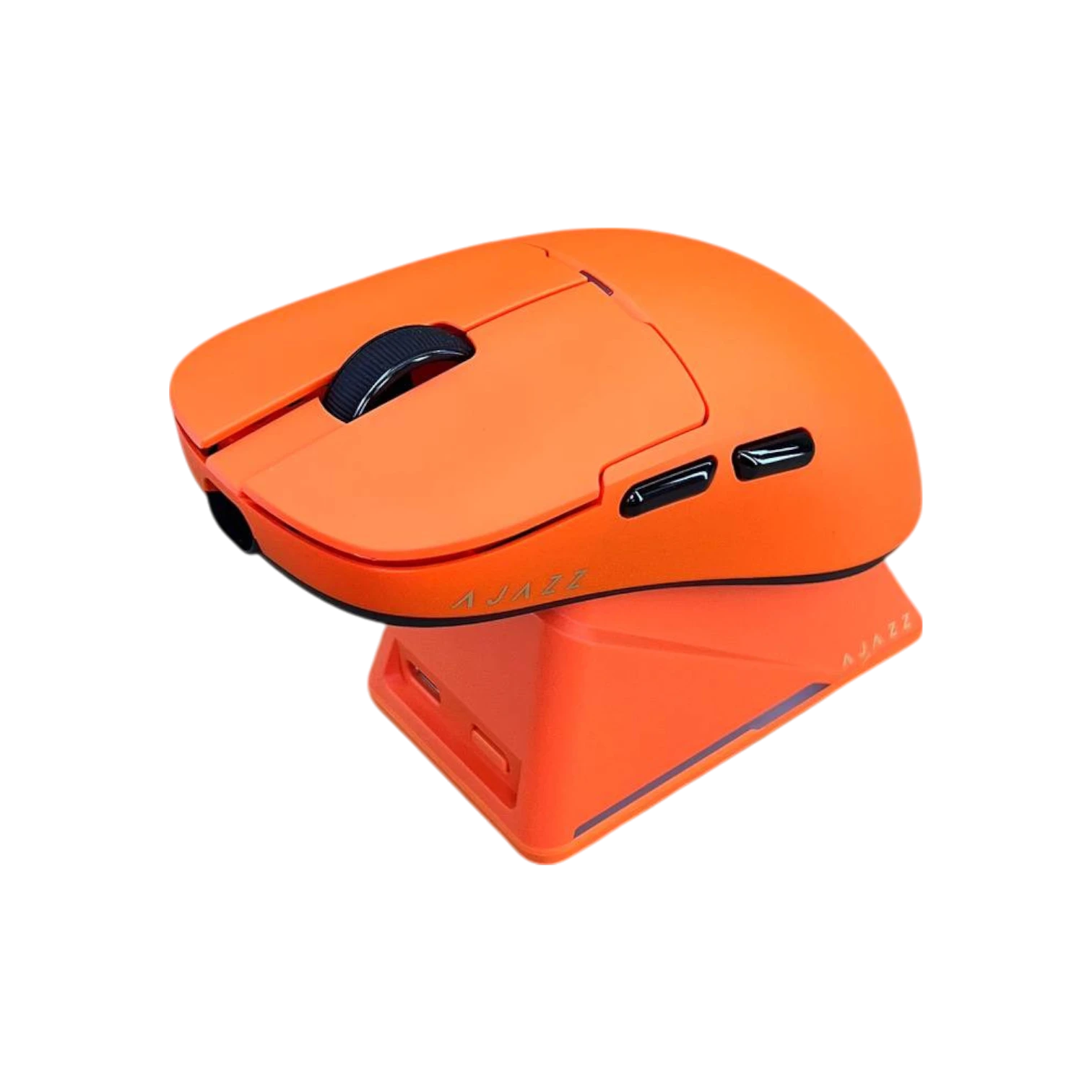 Ajazz AJ159 APEX Üç Modlu Mouse Huano Yeşil Kasa Beyaz Noktalı Switch - Turuncu