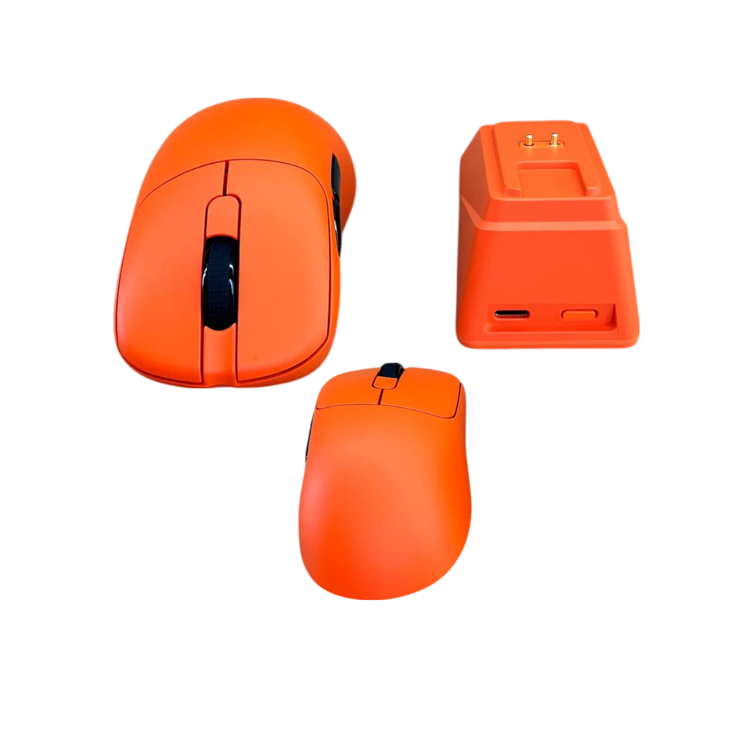 Ajazz AJ179 APEX Üç Modlu Mouse Huano Beyaz Noktalı Switch - Turuncu