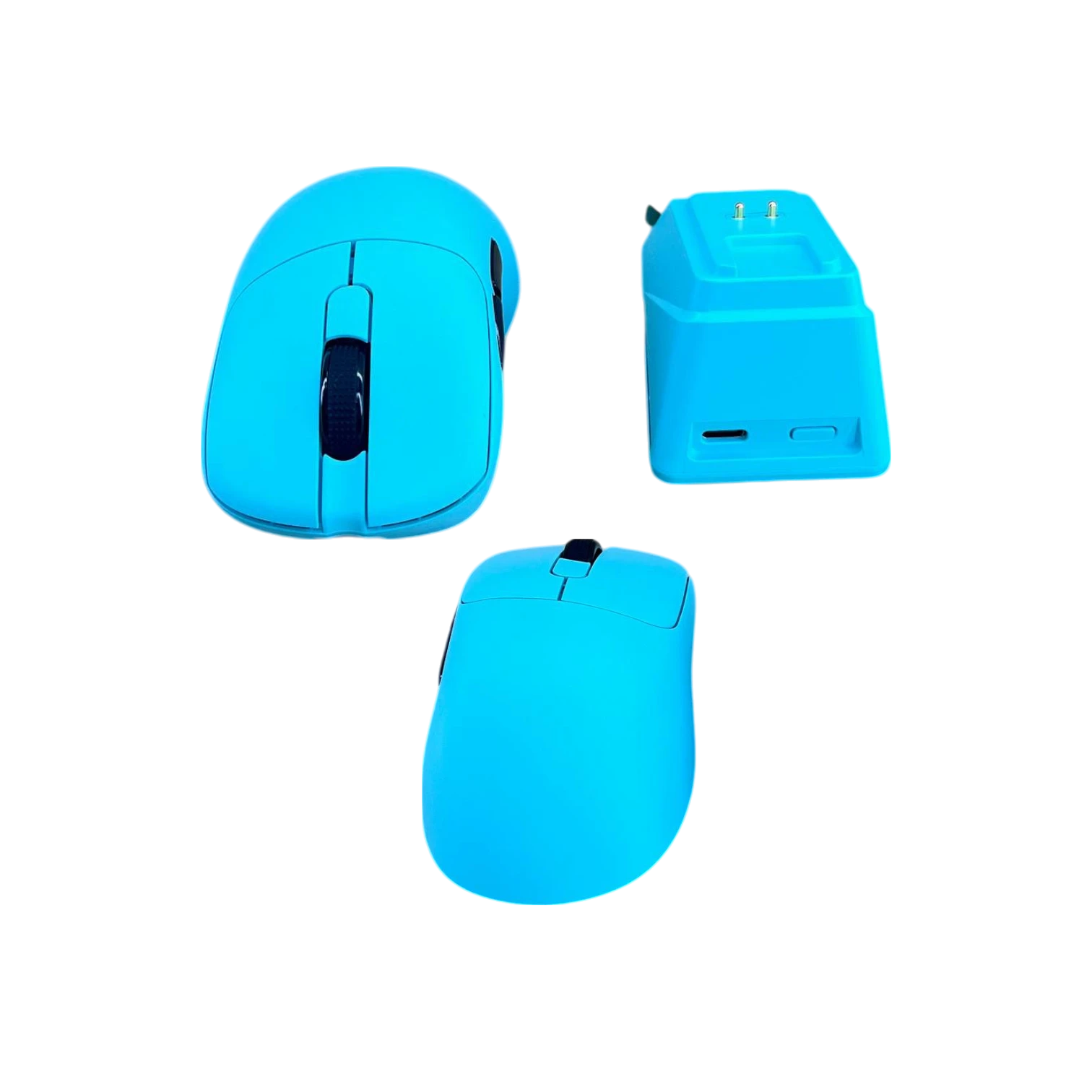 Ajazz AJ179 APEX Üç Modlu Mouse Huano Beyaz Noktalı Switch - Mavi