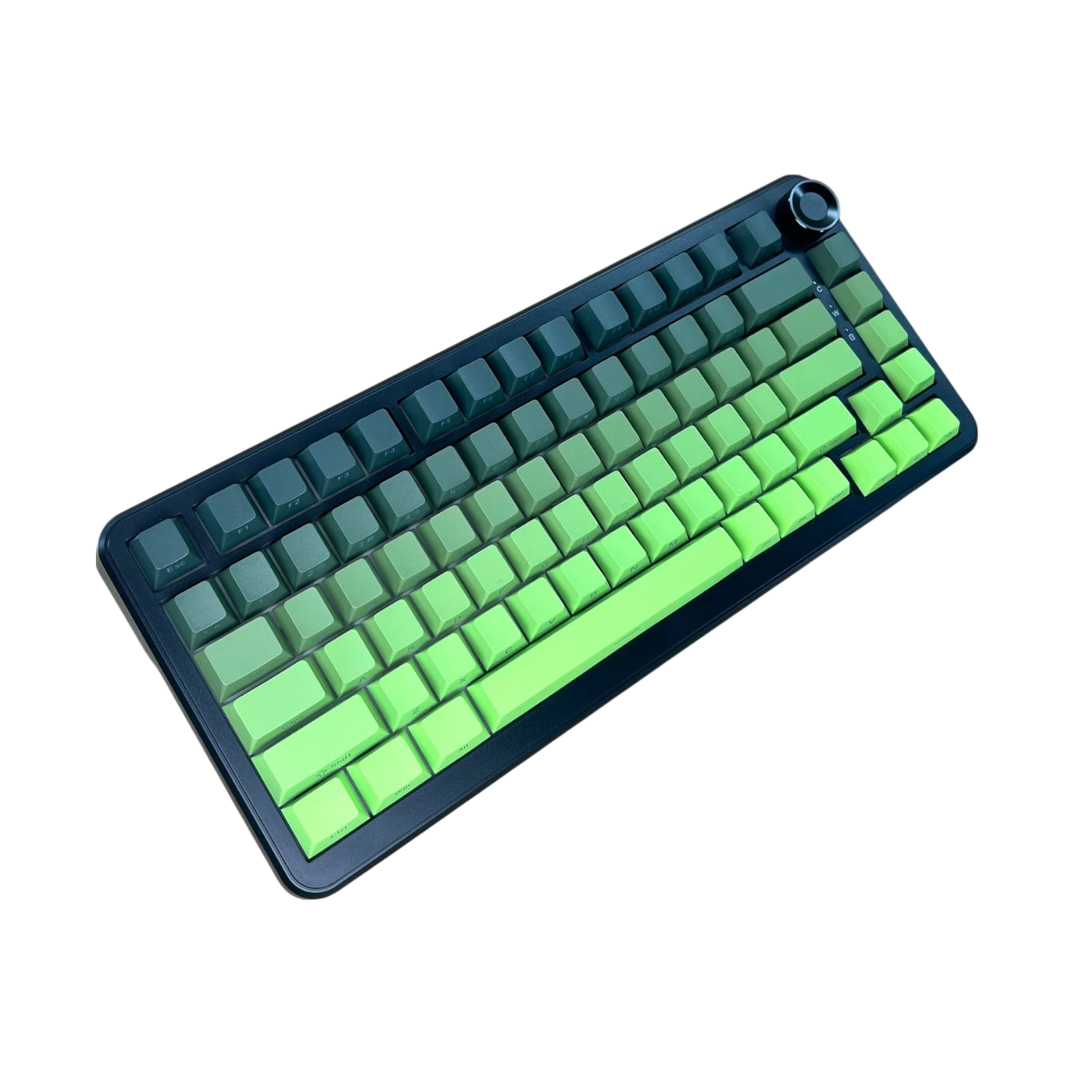 Ajazz AK820 MAX PLUS – Yan Oymalı  Gradyan Yeşil Mekanik Klavye - Dreamweaver Switch