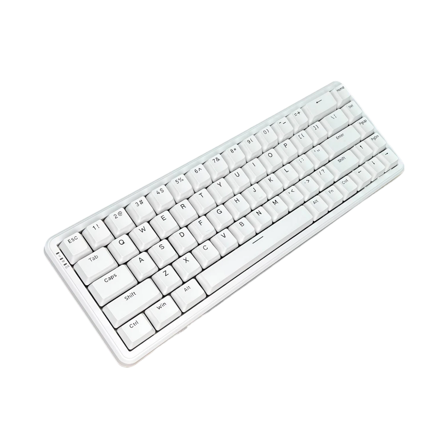 Ajazz AK680 MAX Manyetik Switch Hifi ABS  Beyaz Tuş Başlıklı Klavye - Manyetik Rice Switch