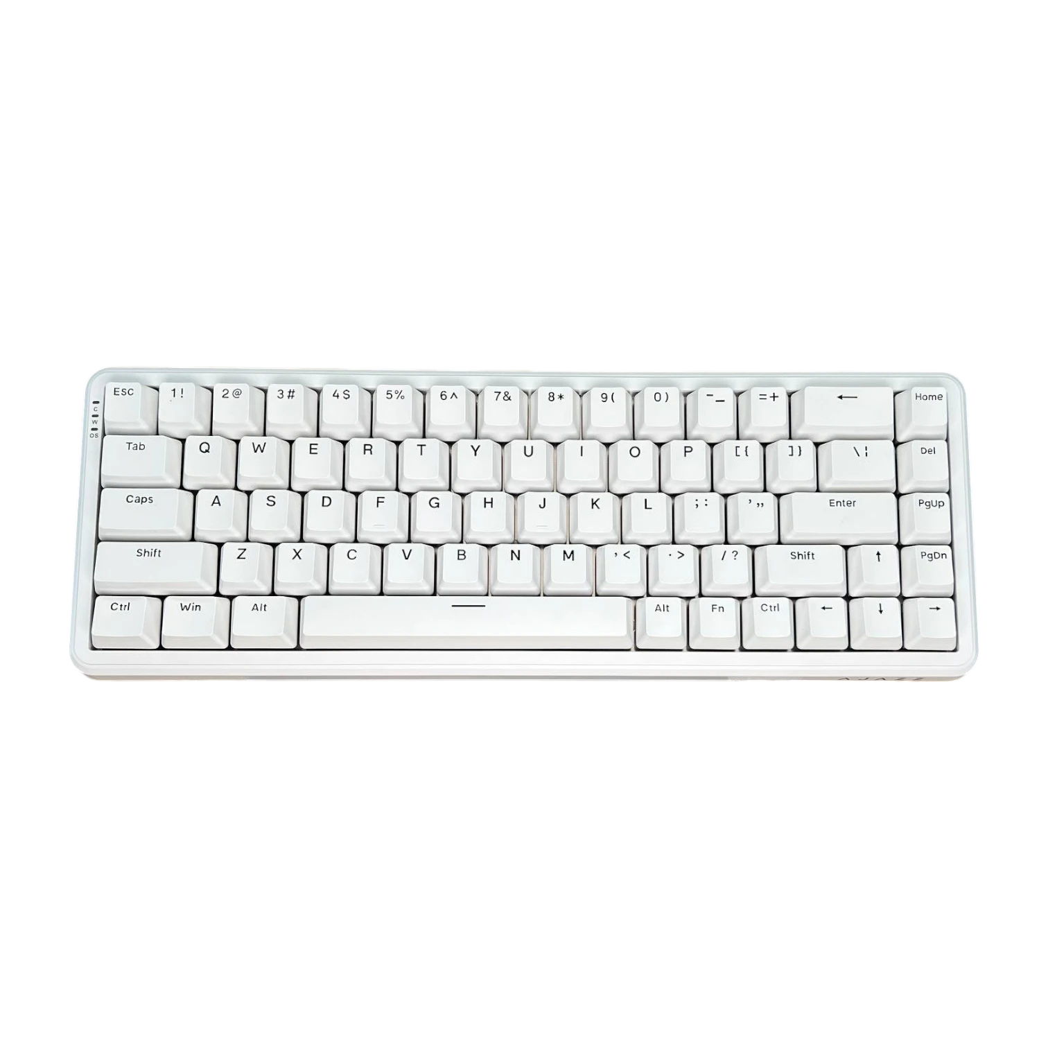 Ajazz AK680 MAX Manyetik Switch Hifi ABS  Beyaz Tuş Başlıklı Klavye - Manyetik Rice Switch
