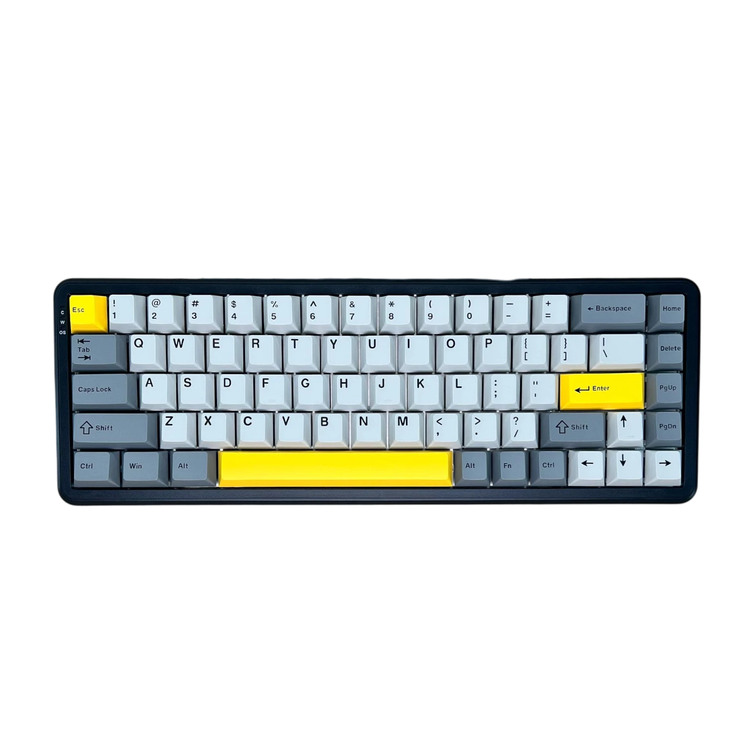 Ajazz AK680 MAX Manyetik Hifi Siyah, Gri ve Sarı Tuş Başlıklı Klavye - Manyetik Rice Switch
