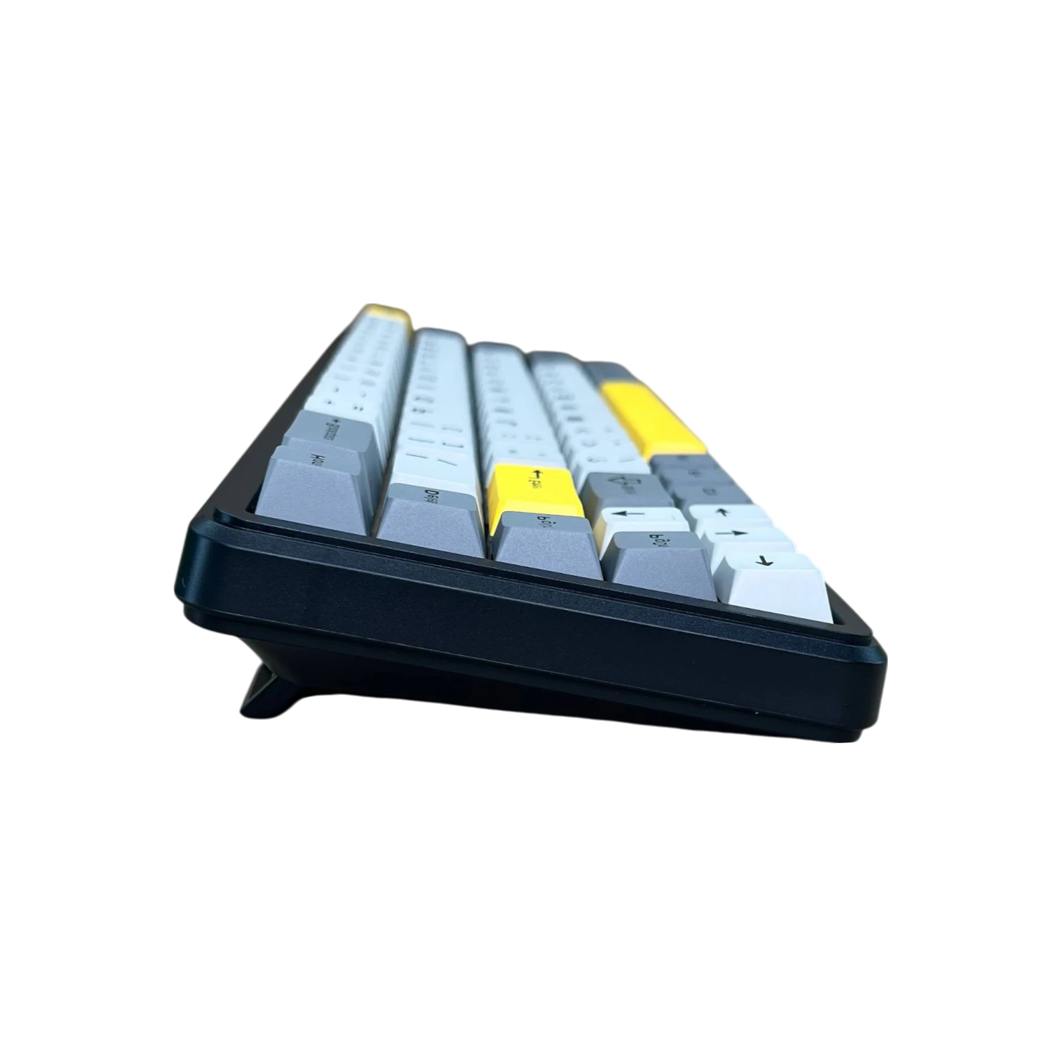 Ajazz AK680 MAX Manyetik Hifi Siyah, Gri ve Sarı Tuş Başlıklı Klavye - Manyetik Rice Switch