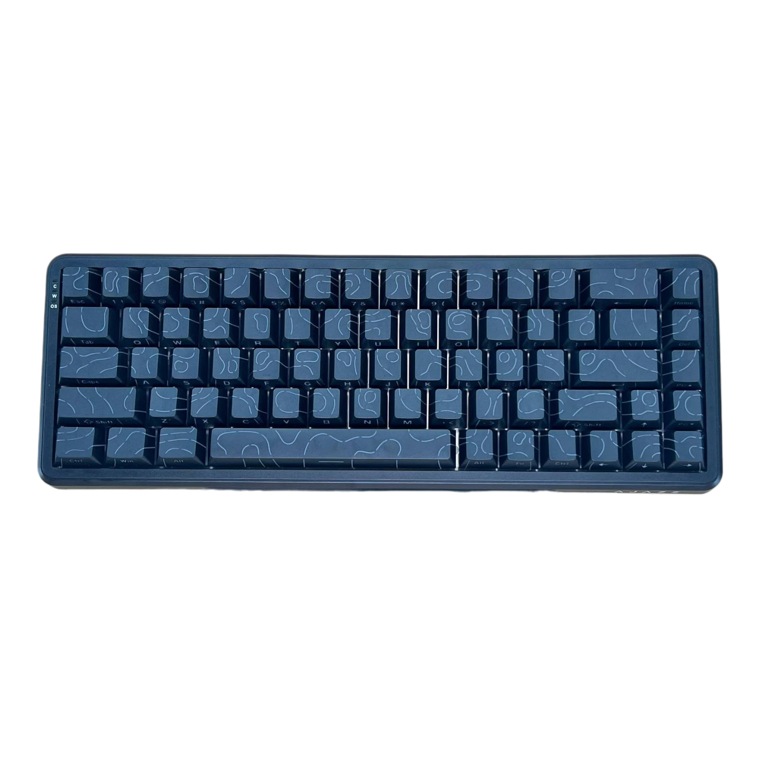 Ajazz AK680 MAX Manyetik Hall Efekt Switch Hifi Performanslı Kontur  Tuş Başlıklı RGB Mekanik Klavye - Siyah