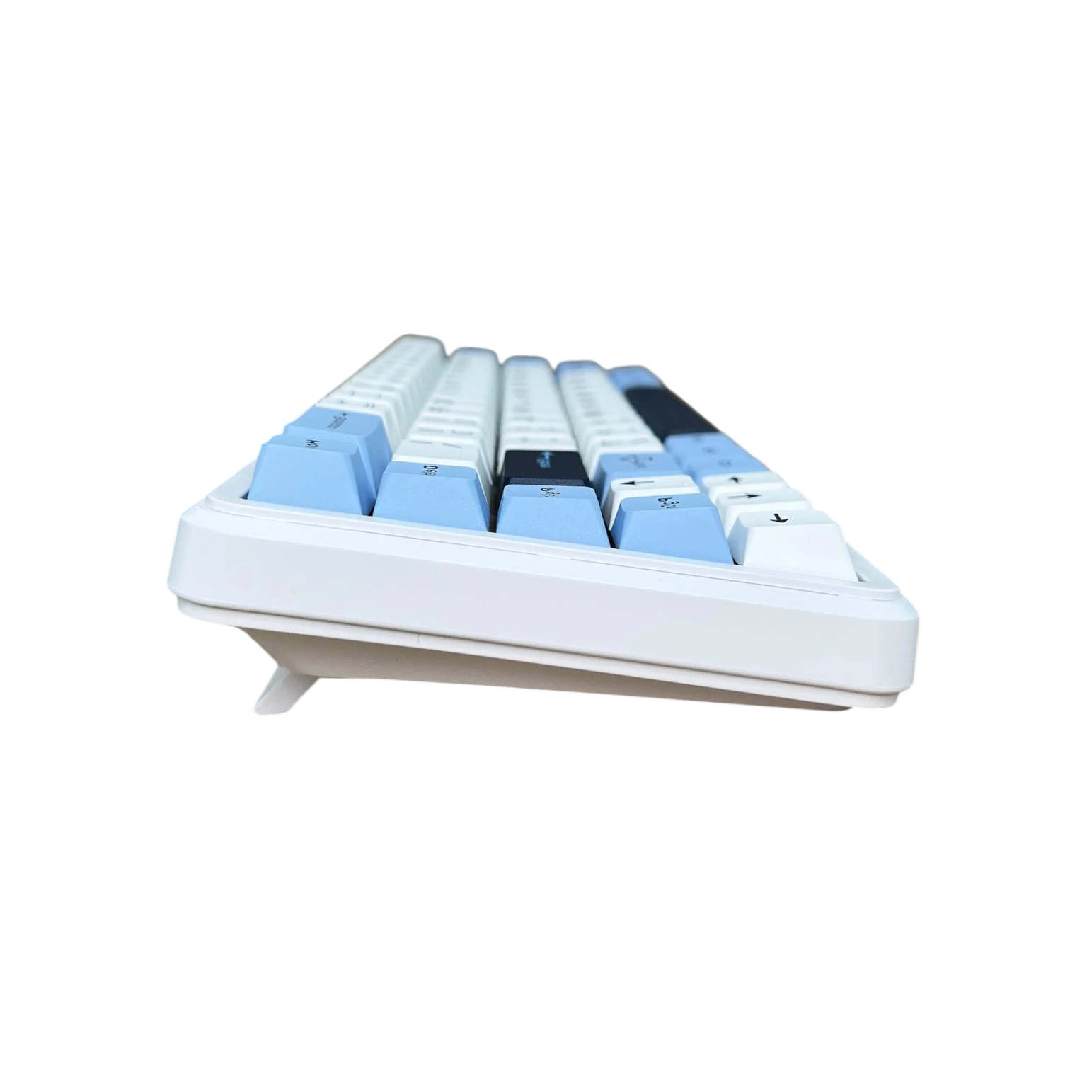 Ajazz AK680 MAX (8+1K) Manyetik Switch Hifi Sürüm Üç Modlu Klavye - Mavi Beyaz  Lacivert