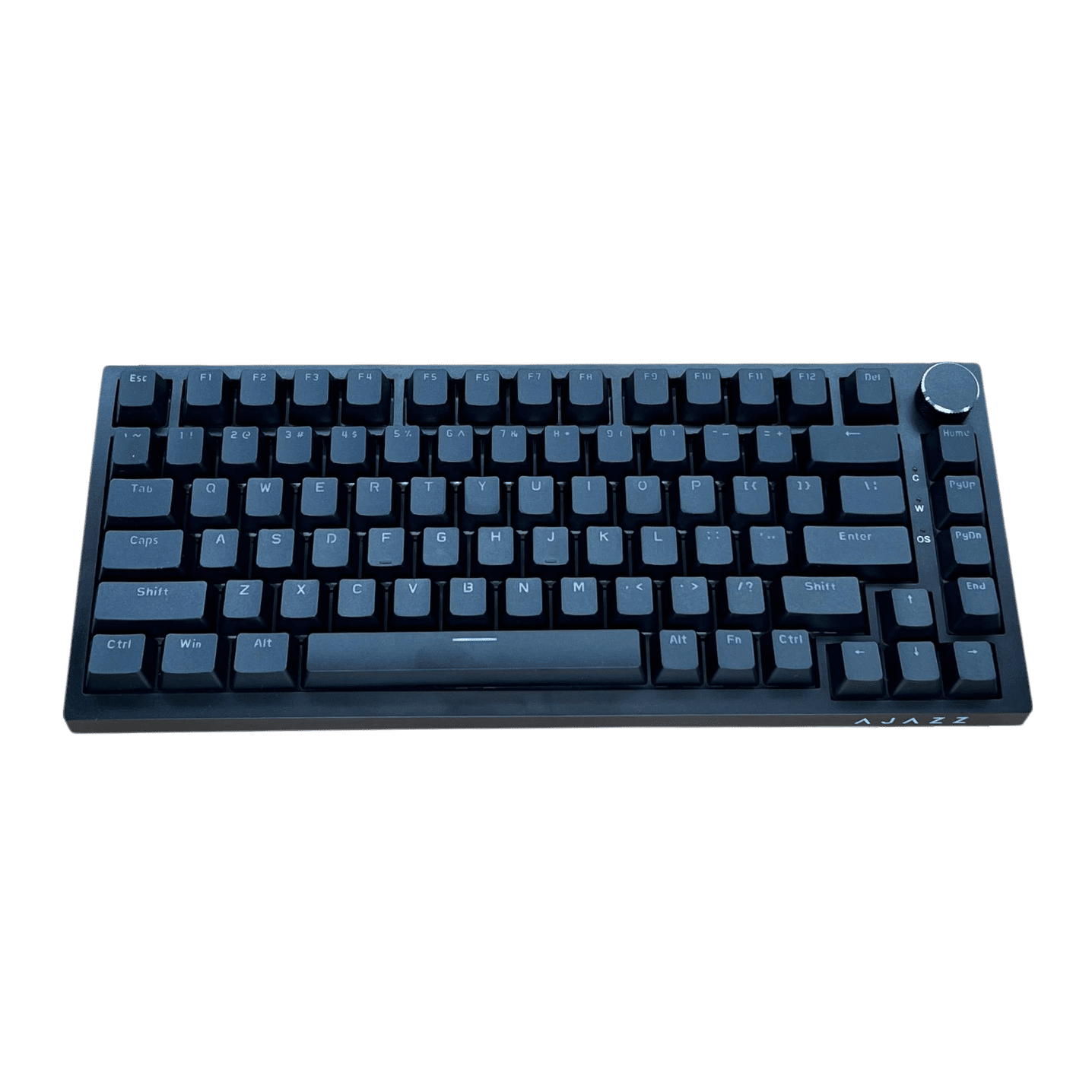 Ajazz AK820  Kırmızı Switch, Beyaz Işıklı Mekanik Klavye - Siyah