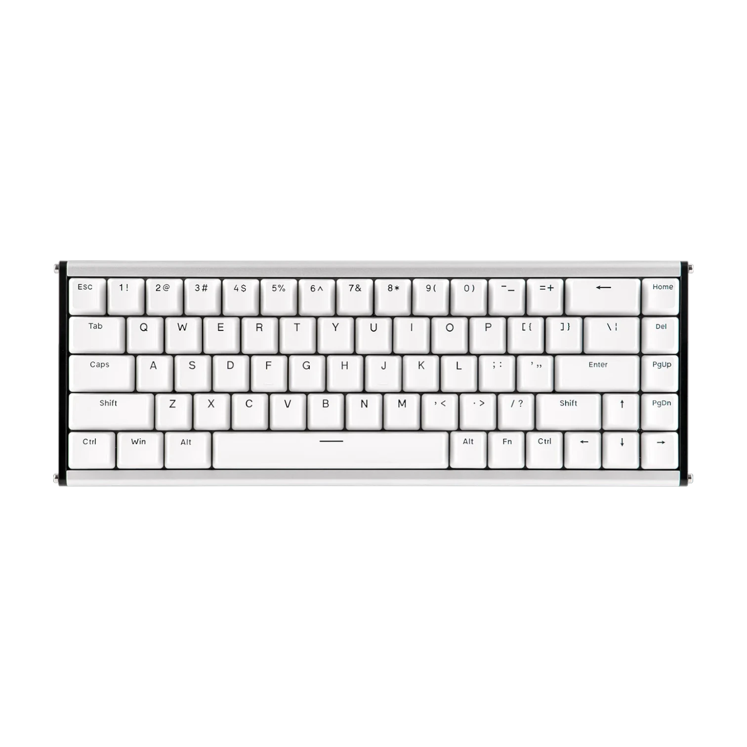 Ajazz ALUX68 PLUS – ABS RGB Işıklı Mekanik Klavye - Manyetik Rice Switch - Beyaz
