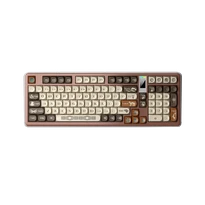 Ajazz AC100MAX Kelt MOA Temalı Mekanik Klavye - Mint İce Cream Axis Switch