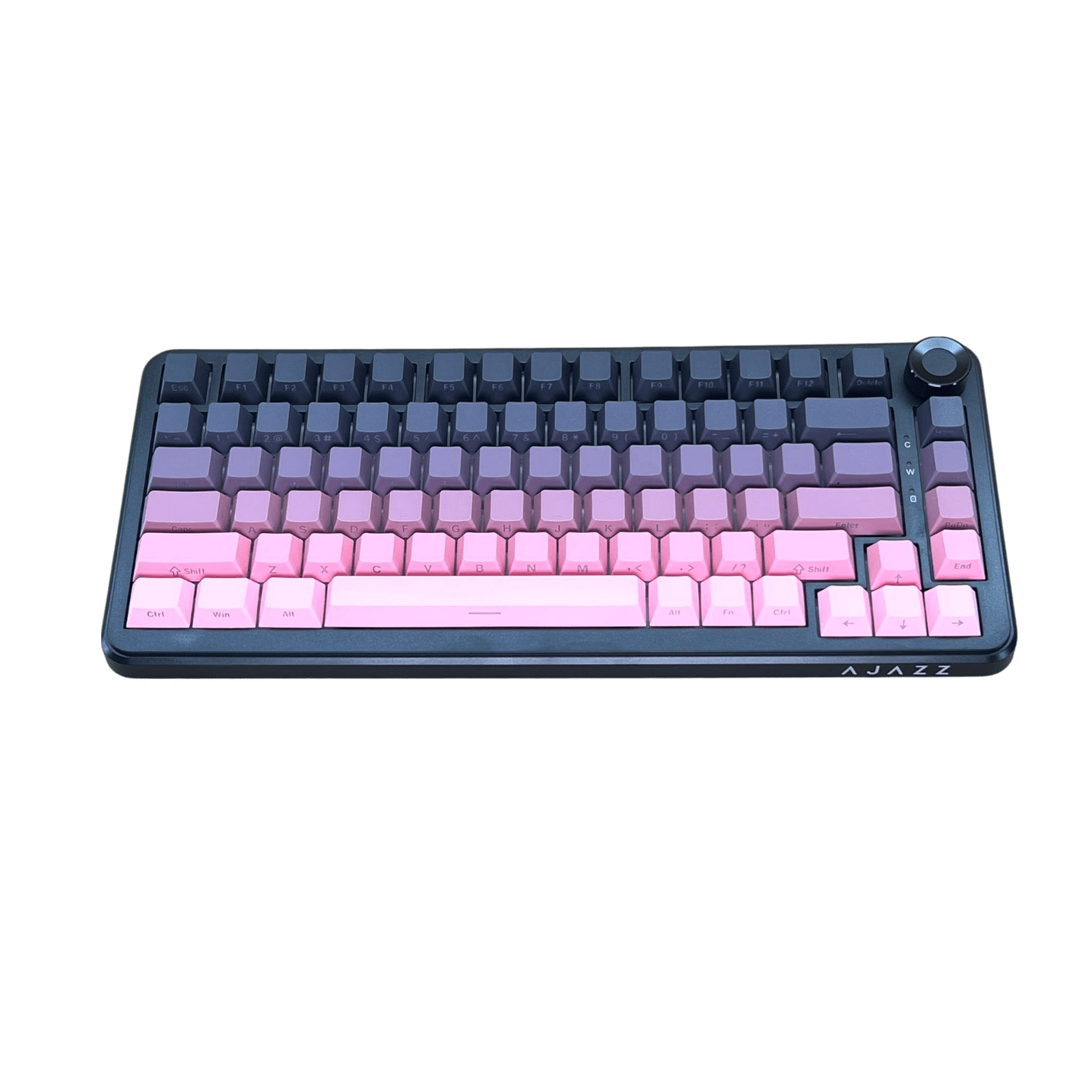 Ajazz AK820 MAX PLUS – RGB Işıklı Gradyan Pembe Mekanik Klavye - Gift Axis Switch