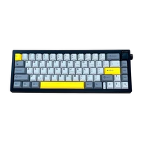 Ajazz AK650 Dreamweaver Switch Orijinal Siyah Gri Sarı Üç Modlu Ekranlı RGB Klavye