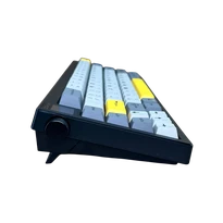 Ajazz AK650 Dreamweaver Switch Orijinal Siyah Gri Sarı Üç Modlu Ekranlı RGB Klavye