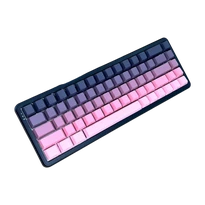 Ajazz AK680 MAX HiFi Pembe Gradyan Klavye - Manyetik Rice Switch