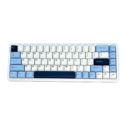 Ajazz AK680 MAX Manyetik Hifi Mavi Beyaz Lacivert Klavye - Manyetik Rice Switch