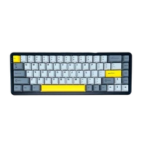 Ajazz AK680 MAX Manyetik Hifi Siyah, Gri ve Sarı Tuş Başlıklı Klavye - Manyetik Rice Switch