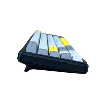 Ajazz AK680 MAX Manyetik Hifi Siyah, Gri ve Sarı Tuş Başlıklı Klavye - Manyetik Rice Switch