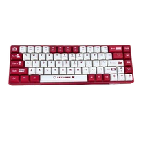 Ajazz AK680  Tea Switch Mekanik Klavye - Kırmızı Beyaz