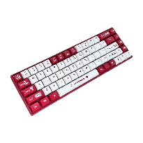 Ajazz AK680  Tea Switch Mekanik Klavye - Kırmızı Beyaz