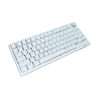 Ajazz AK820 – Buz Mavisi Işıklı Mekanik Klavye - Clicky Switch - Beyaz