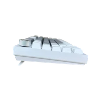 Ajazz AK820 Class HP Switch - Beyaz Işıklı Mekanik Klavye -  Beyaz-Gri