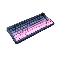 Ajazz AK820 MAX PLUS – RGB Işıklı Gradyan Pembe Mekanik Klavye - Gift Axis Switch
