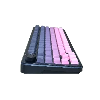 Ajazz AK820 MAX PLUS – RGB Işıklı Gradyan Pembe Mekanik Klavye - Gift Axis Switch