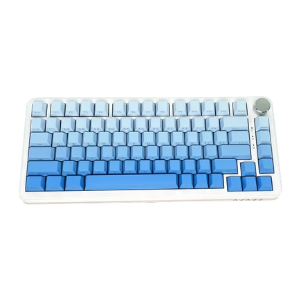 Ajazz AK820 MAX – RGB Işıklı Gradyan Mavi Klavye  - Sea Salt Switch