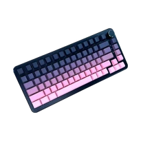 Ajazz AK820 MAX – RGB Işıklı Gradyan Pembe Mekanik Klavye -  Manyetik Switch