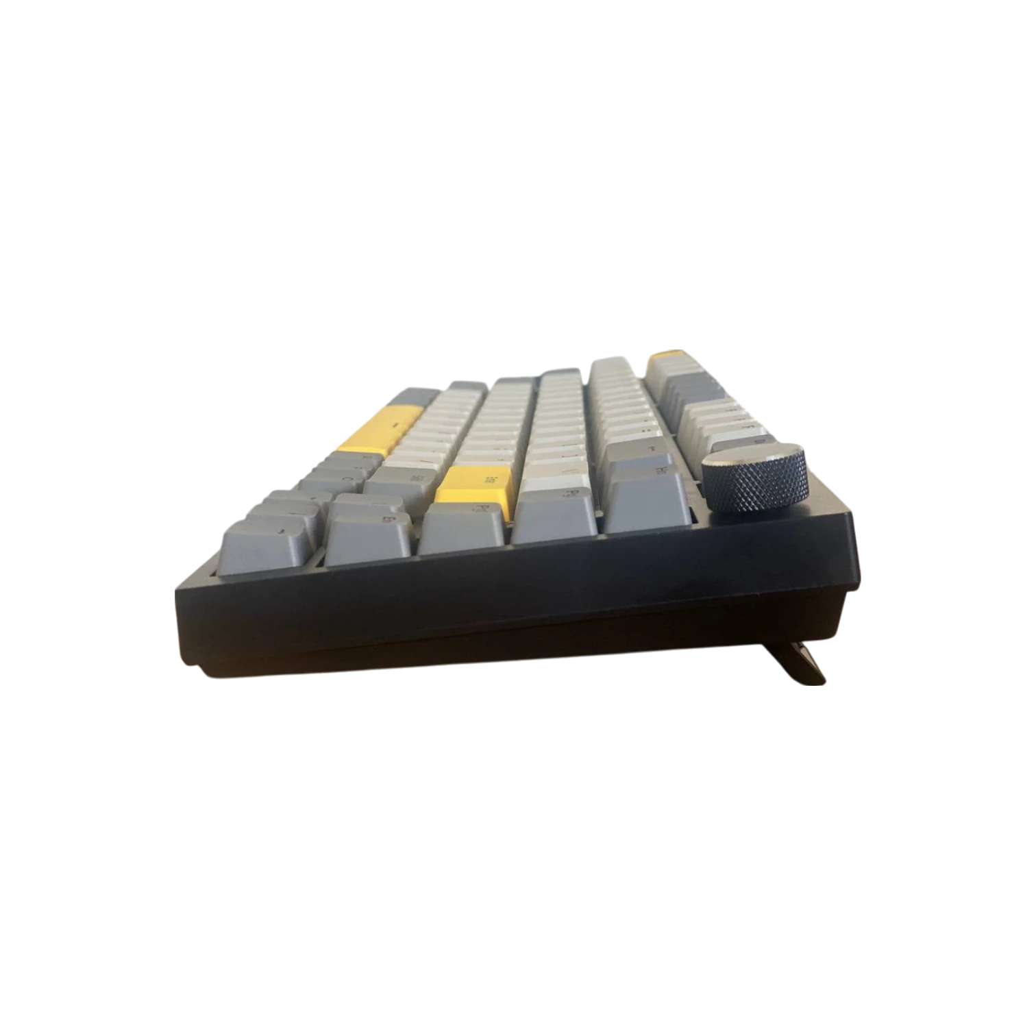 Ajazz AK820  RGB Siyah Gri Sarı Mekanik Klavye - Bright Moon Axis Switch