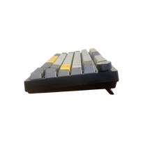 Ajazz AK820  RGB Siyah Gri Sarı Mekanik Klavye - Bright Moon Axis Switch