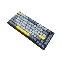 Ajazz AK820  RGB Siyah Gri Sarı Mekanik Klavye - Bright Moon Axis Switch