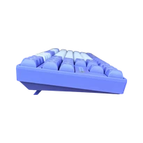 Ajazz AK870MC   Kablolu Mekanik Klavye - Lineer/Taktile Switch - Mor Beyaz