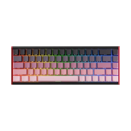 Ajazz ALUX68 MAX – Yan Oymalı Gradyan Pembe Klavye - Aquarius Manyetik Switch