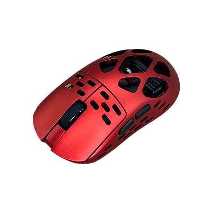 Ajazz AM3 MAX Üç Modlu Mouse: Uni-Green Beyaz Noktalı Switch - Kırmızı