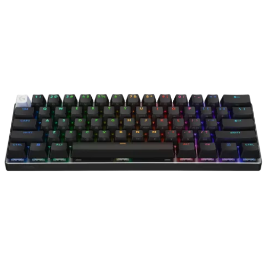Logitech G Pro X 60 Kablosuz/Dual-Mode Oyuncu Klavye GX Optical Switch (tactile/linear) - Siyah