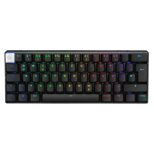 Logitech G Pro X 60 Kablosuz/Dual-Mode Oyuncu Klavye GX Optical Switch (tactile/linear) - Siyah
