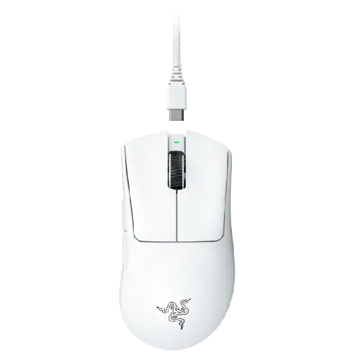 Razer DeathAdder V3 Pro Kablosuz RGB Oyuncu Mouse Razer 3. Nesil Switch - Beyaz