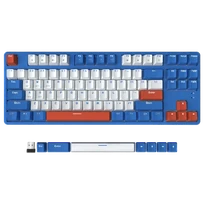 Ajazz AK871 Blue Island – Çift Modlu Kablosuz (BT 5.0 + 2.4 GHz) Mekanik Klavye