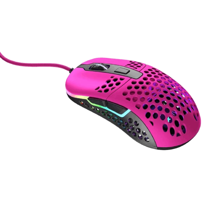 Xtrfy M4 RGB Kablolu Ultra Hafif Optik Oyuncu Mouse - Pembe